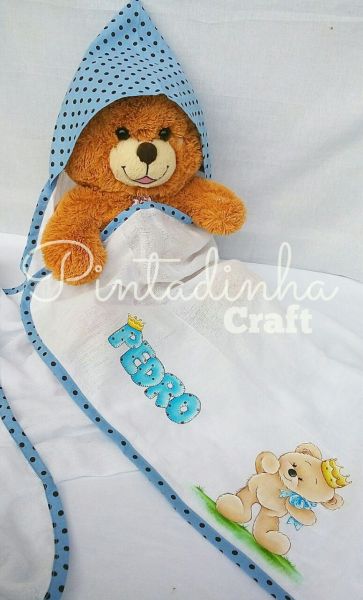 Fralda Enxugador Ursinho Príncipe