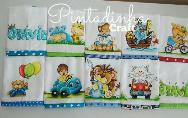Kit Fralda de Boca (10 peças)