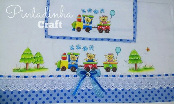 Kit Fraldas Trenzinho de Gatinhos