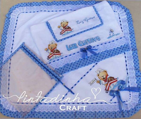 Kit Maternidade Marinheiro (4 peças)