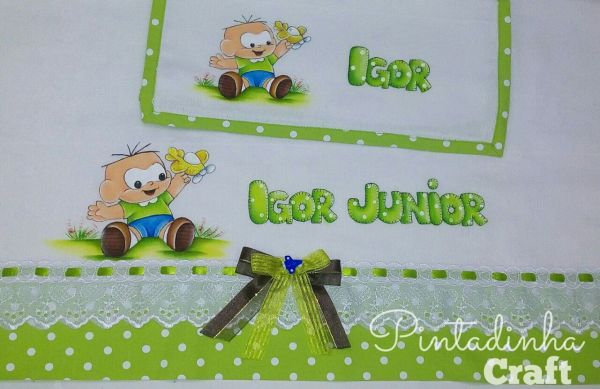 Kit Fraldas Cebolinha