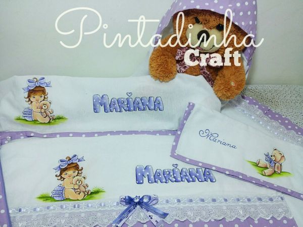 Kit Maternidade Lilás (5 peças)