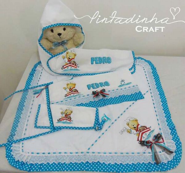 Kit Maternidade Marinheiro (5 peças)