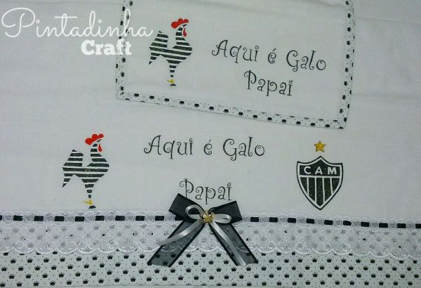 Kit Fraldas time Galo